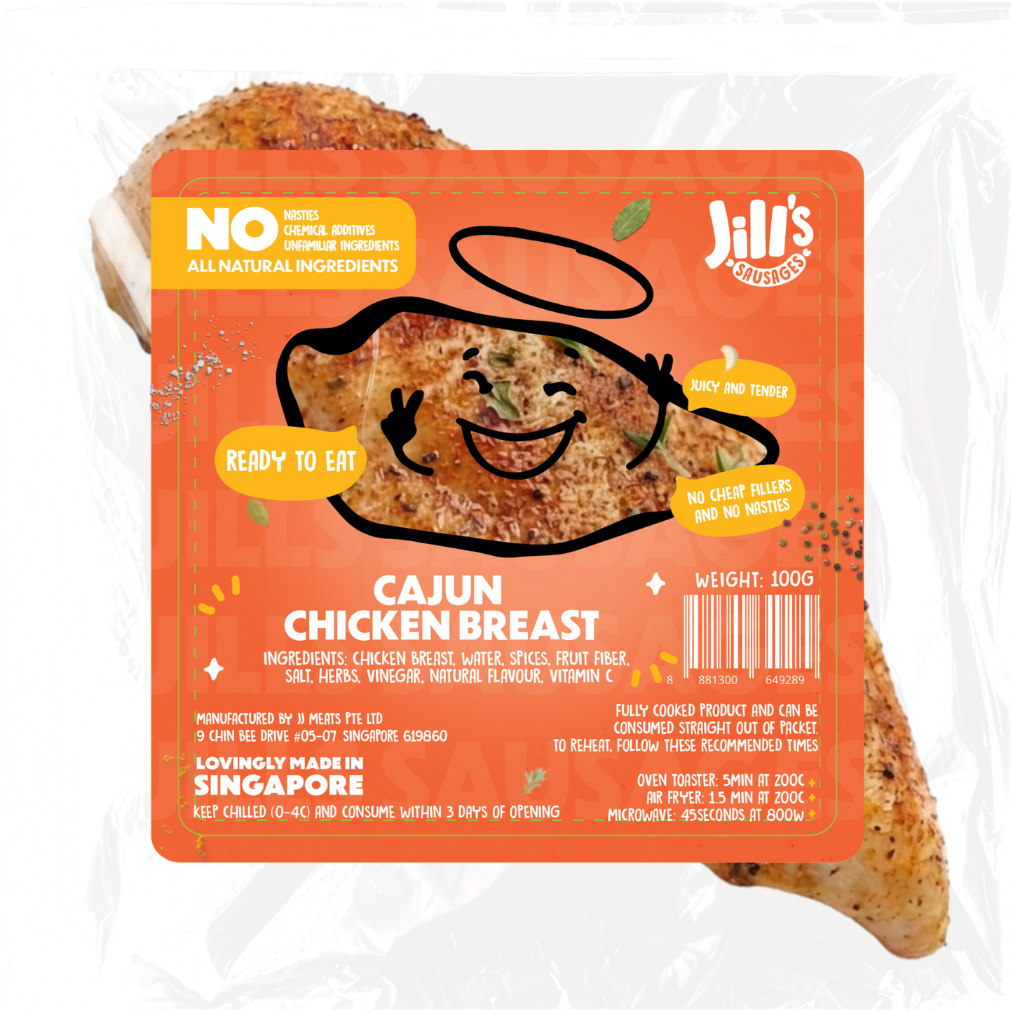 Cajun Chicken Breast - Ready to Eat, Nasties Free