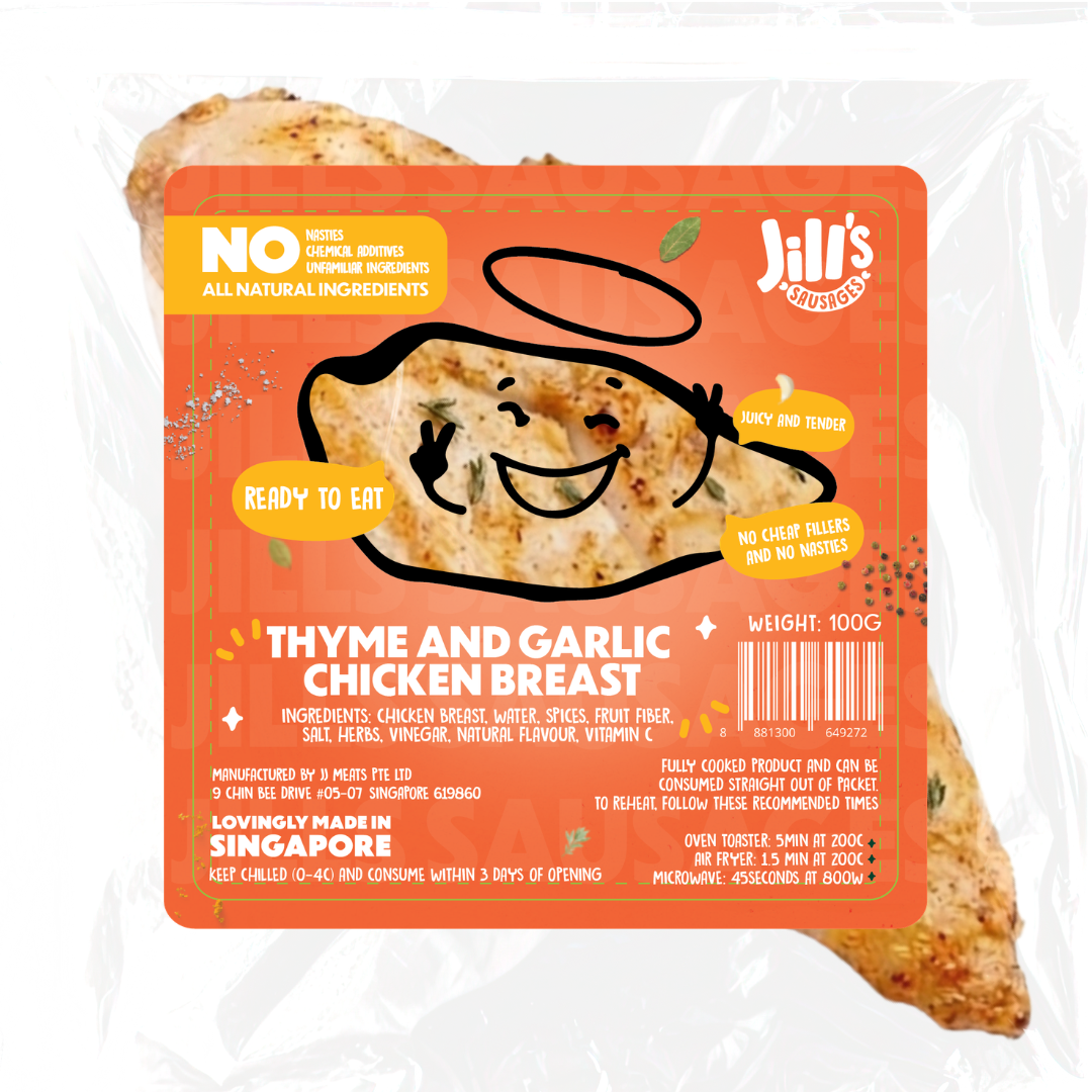 Thyme and Garlic Chicken Breast - Ready to Eat, Nasties Free