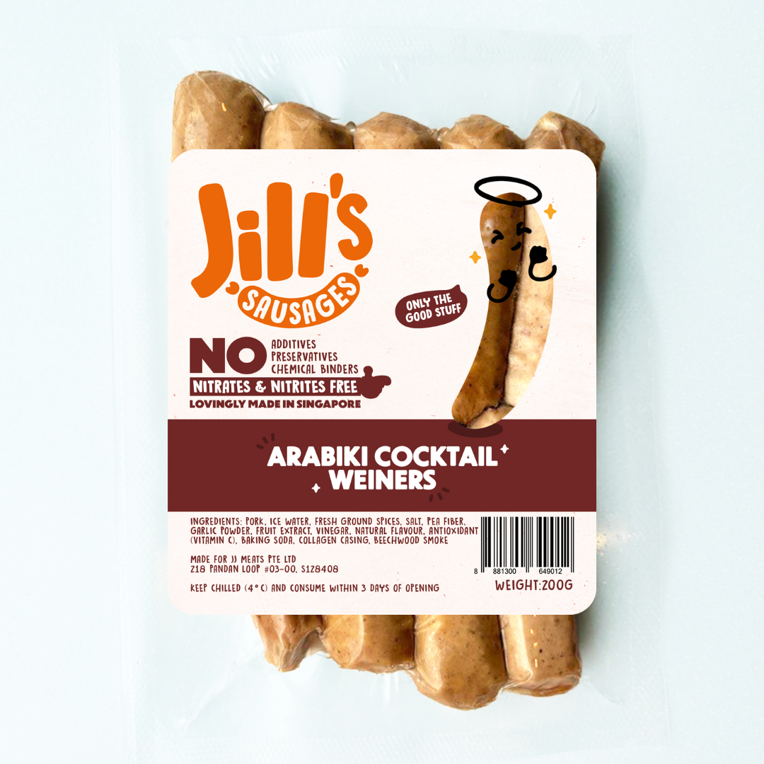 Arabiki Cocktail Weiners, smoked – Jill's Sausages