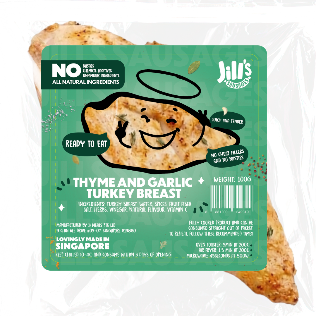 Thyme and Garlic Turkey Breast - Ready to Eat, Nasties Free